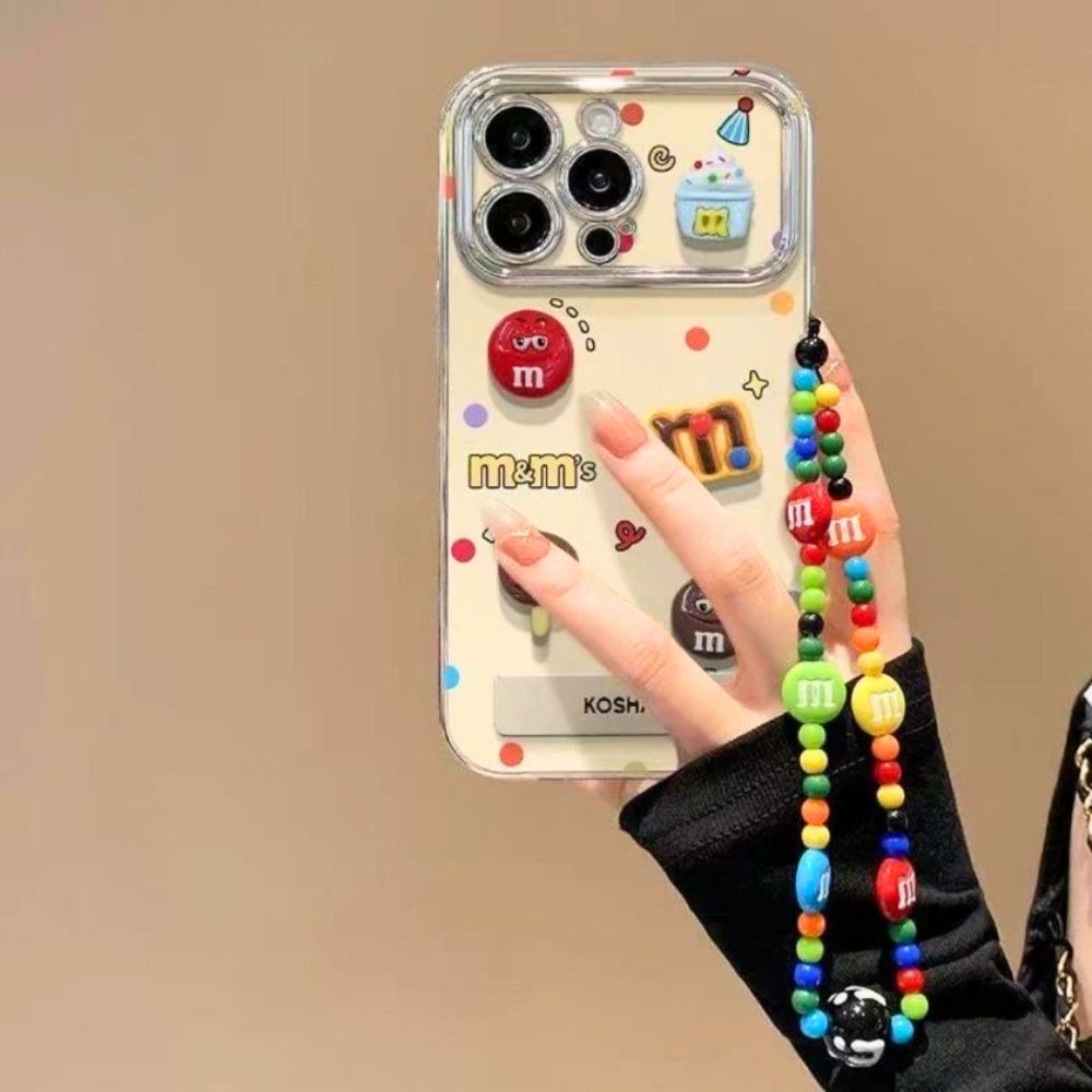TMG-29.jpg Cute M&M Electropating Phone Case - Image 1
