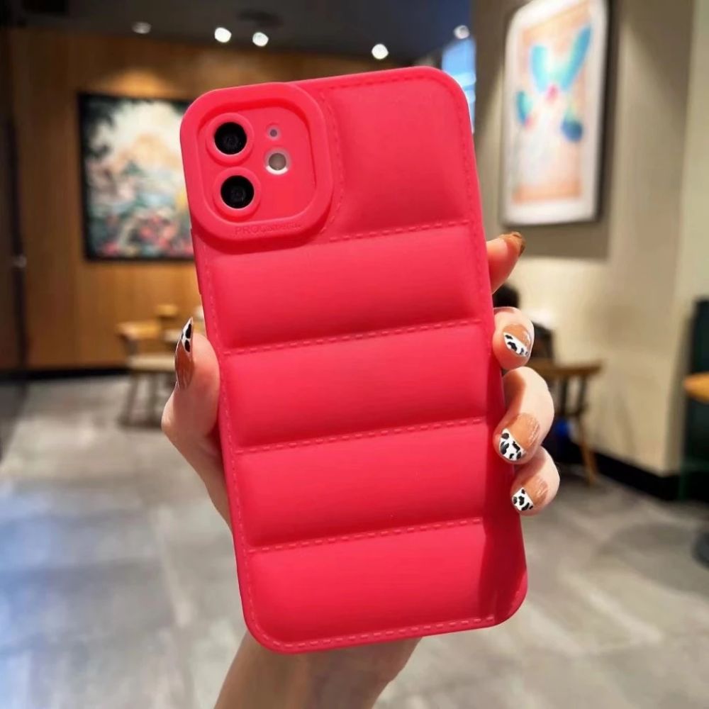 TMG-36.jpg Red Bumper Back Shockproof Phone Case - Image 1