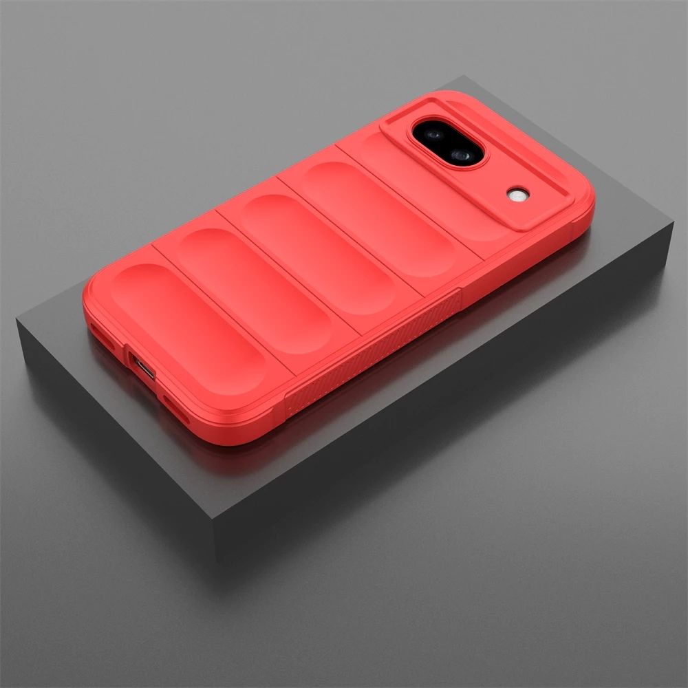 TMG-86.jpg Red Liquid Silicone Soft Shockproof Phone Case - Image 1
