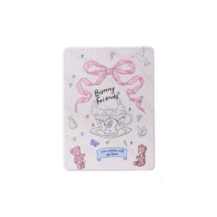 Bunny Friend Cute Cartoon Acrylic Rotating 360° Tablet Case