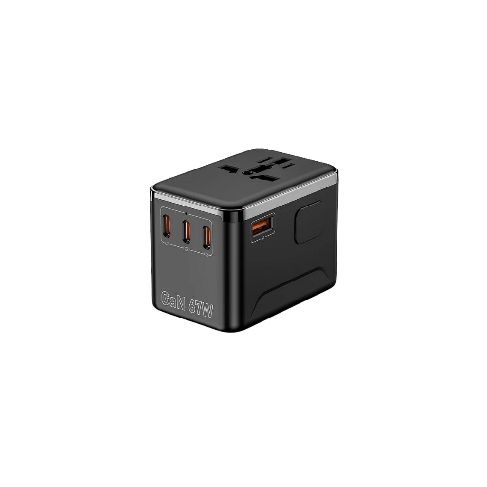 TMG5-34.jpg Black GaN 67W Fast USB Charger Quick Charge Travel Adapter - Image 1