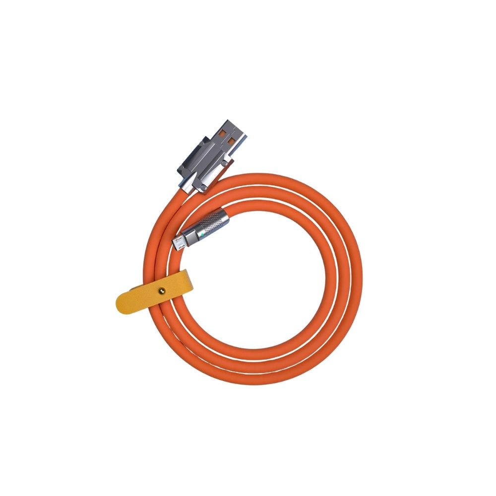 TMG5-35.jpg Orange 2m 120W 6A USB Type C Cable PD 60W Fast Charging Cable - Image 1